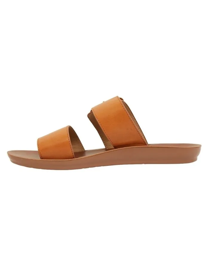 Sandler Garnet Cognac Smooth Sandals