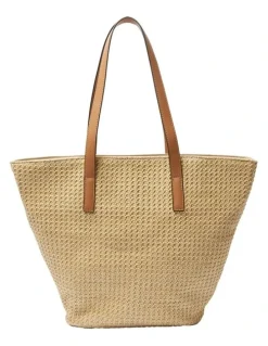 Sandler Glow Bag in Tan/Raffia