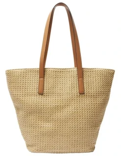 Sandler Glow Bag in Tan/Raffia