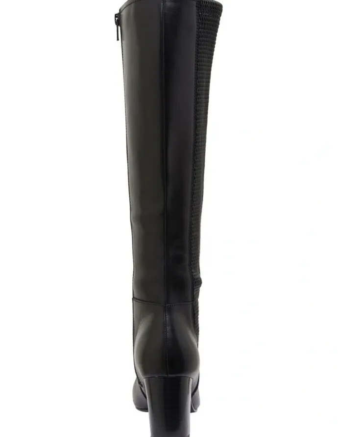 Sandler Gwen Boots in Black Leather