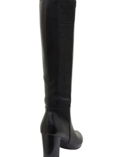 Sandler Gwen Boots in Black Leather