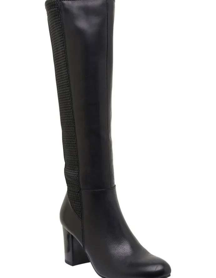 Sandler Gwen Boots in Black Leather