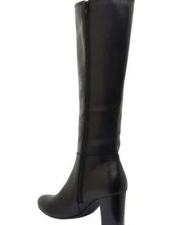 Sandler Gwen Boots in Black Leather
