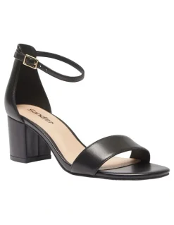 Sandler Harmony Sandals In Black Leather