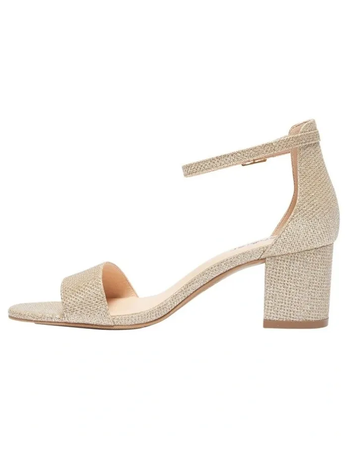 Sandler Harmony Sandals In Gold Fabric
