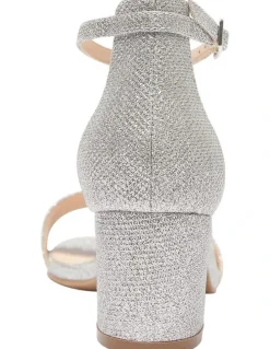 Sandler Harmony Sandals In Silver Fabric