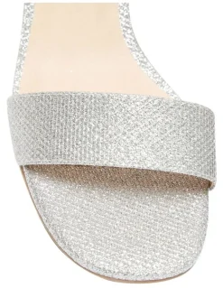 Sandler Harmony Sandals In Silver Fabric
