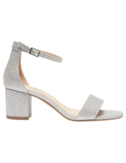 Sandler Harmony Sandals In Silver Fabric