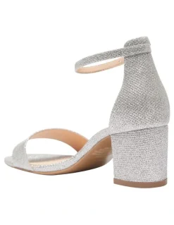 Sandler Harmony Sandals In Silver Fabric