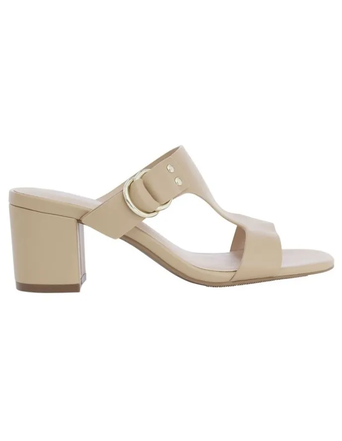 Sandler Harper Sandals in Nude Leather