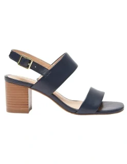 Sandler Hayley Sandals In Navy Leather