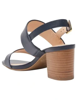 Sandler Hayley Sandals In Navy Leather