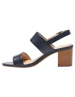 Sandler Hayley Sandals In Navy Leather