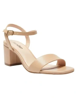 Sandler Heather Sandals In Nude Leather