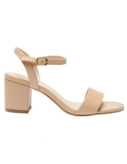 Sandler Heather Sandals In Nude Leather