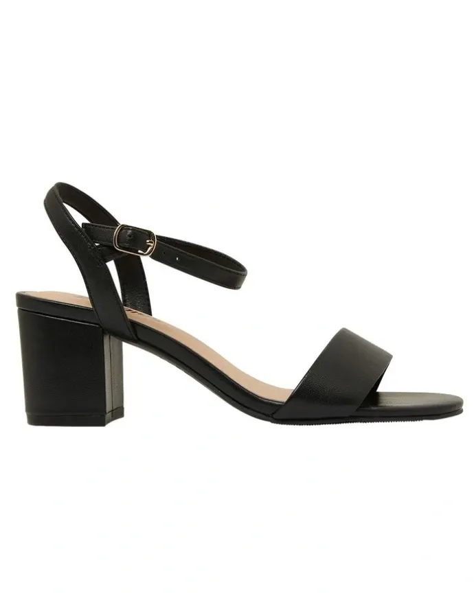 Sandler Heather Sandals in Black Leather