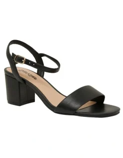 Sandler Heather Sandals in Black Leather