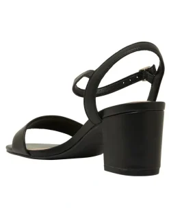 Sandler Heather Sandals in Black Leather