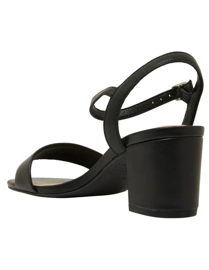 Sandler Heather Sandals in Black Leather
