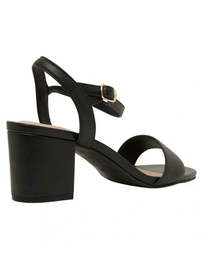 Sandler Heather Sandals in Black Leather
