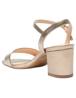Sandler Heather Sandals In Soft Gold Metallic Leather