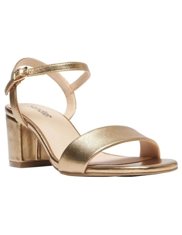 Sandler Heather Sandals in Bronze Metallic