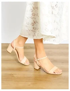 Sandler Heather Sandals in Blush Leather