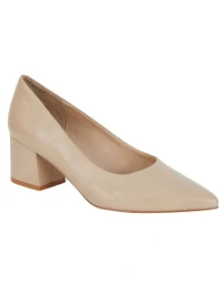 Sandler Idol Heeled Shoes in Nude Leather