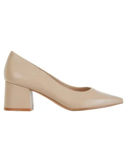 Sandler Idol Heeled Shoes in Nude Leather