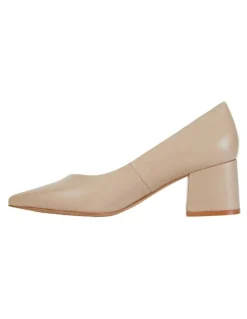Sandler Idol Heeled Shoes in Nude Leather