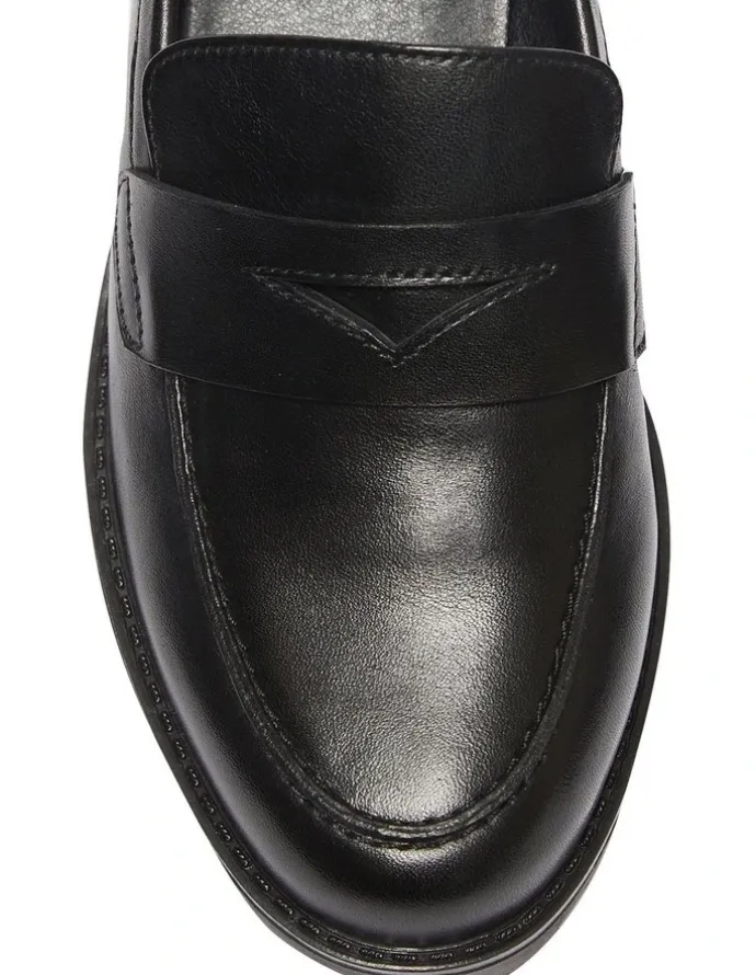 Sandler Impact Flat Shoes Black Leather