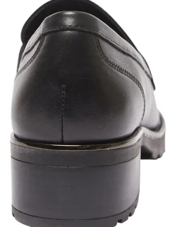 Sandler Impact Flat Shoes Black Leather