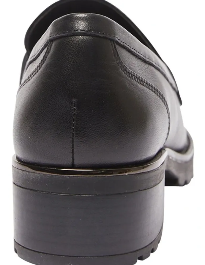 Sandler Impact Flat Shoes Black Leather
