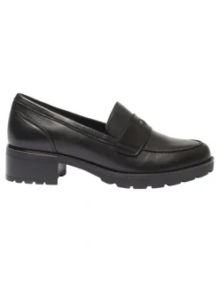 Sandler Impact Flat Shoes Black Leather