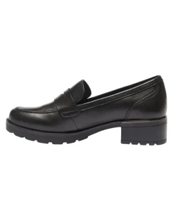 Sandler Impact Flat Shoes Black Leather