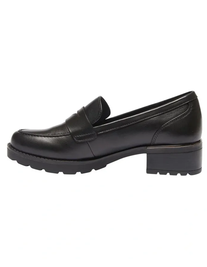Sandler Impact Flat Shoes Black Leather