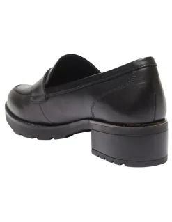 Sandler Impact Flat Shoes Black Leather