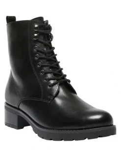 Sandler Inferno Boots in Black Leather
