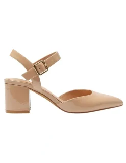 Sandler Ingrid Heeled Shoes in Nude Patent