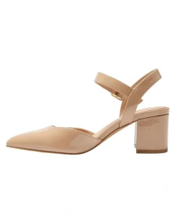 Sandler Ingrid Heeled Shoes in Nude Patent