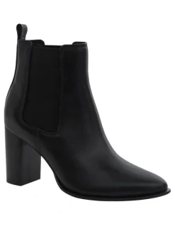 Sandler Jamie Ankle Boots in Black Leather