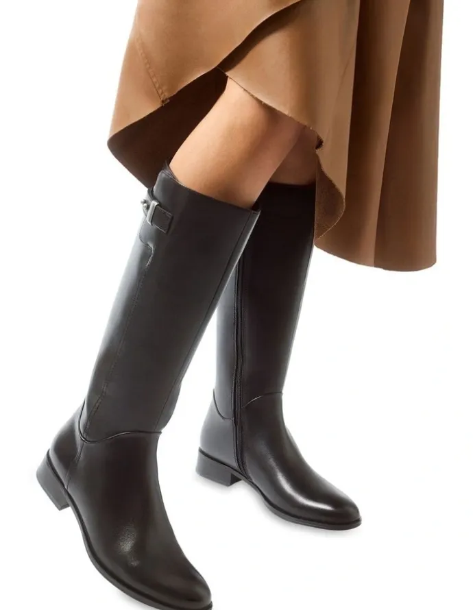 Sandler Jenna Boots in Black Glove