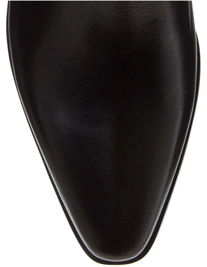 Sandler Jersey Boots in Chocolate Leather