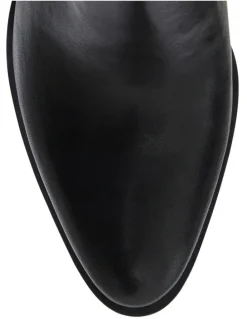 Sandler Jetset Leather Boots in Black