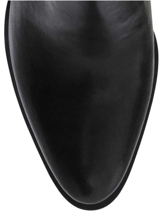 Sandler Jetset Leather Boots in Black