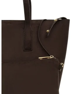 Sandler Joanna Tote Bag in Chocolate Micro