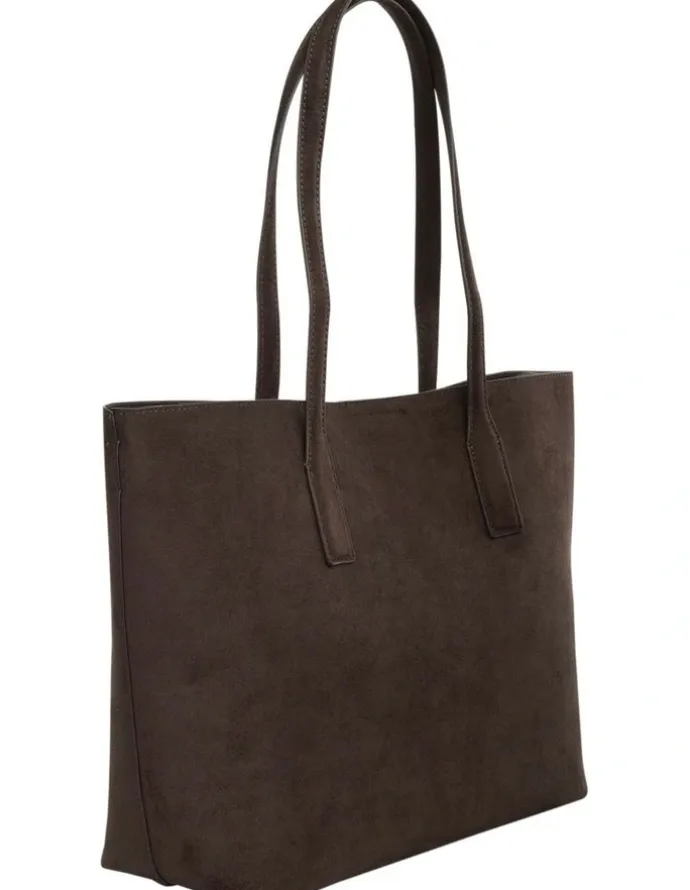 Sandler Joanna Tote Bag in Chocolate Micro