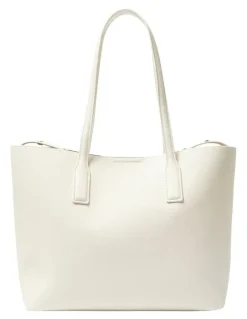 Sandler Joanna Tote Bag in Bone Pebble