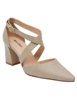 Sandler Kara Heeled Shoes in Nude Leather