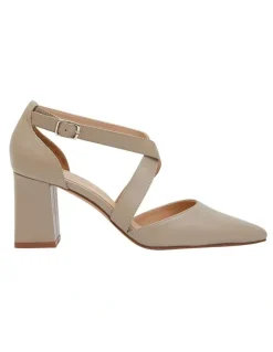 Sandler Kara Heeled Shoes in Nude Leather
